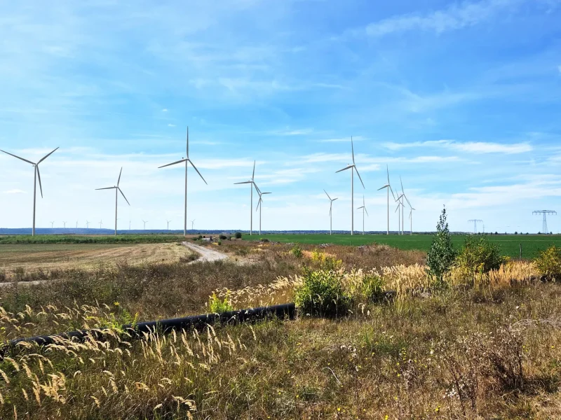 Visualisierung des Windparks Breunsdorf