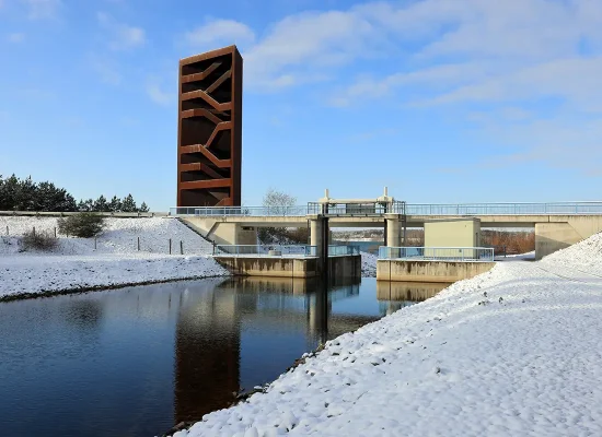 Lausitzer Seenland 
Sedlitzer See
Winter, Schnee